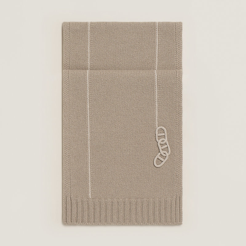 エルメス HERMES H394841T MUFFLER Maillons Traces scarf - Beige | Hermès Finland